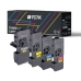 Multipack (4) Toners CMYK (Cyaan/Magenta/Geel/Zwart) Compatibel met Kyocera ECOSYS - Vervangt TK-5240C (1T02R7CNL0)